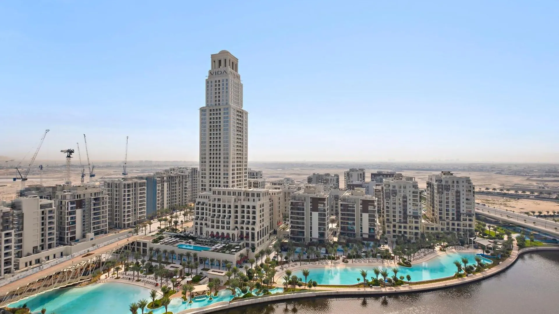 Amazing 2Br With A Lagoon View In Creek Harbour Dubai 0*,